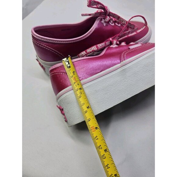 Vans X Barbie Authentic Stac Platform “Hot Pink White”  Women’s Size 5 - Picture 11 of 11